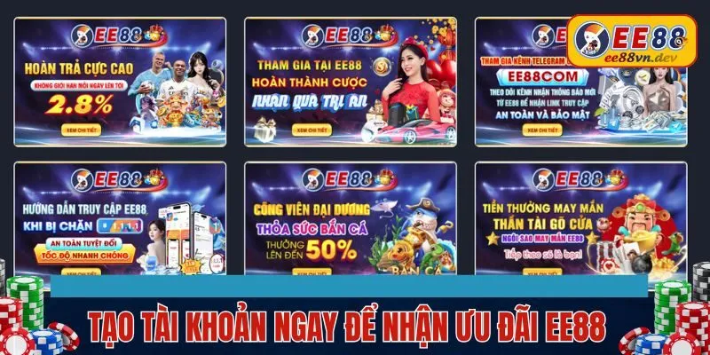 Tạo tài khoản ngay để nhận ưu đãi khủng ngay khi nạp tiền lần đầu